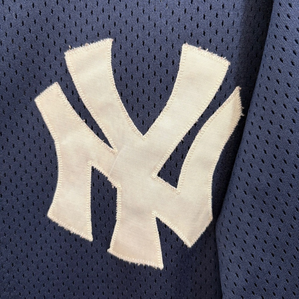 Vintage New York Yankees Jersey Mens Large Derek Jeter Stitched Made In USA 90s - Picture 2 of 11